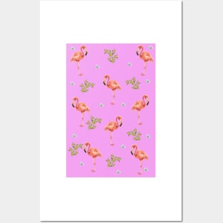 Awesome Flamingo Print Posters and Art